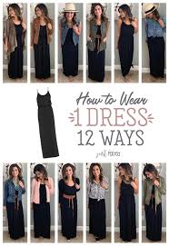How To Wear One Black Maxi Dress Twelve Ways Just Posted Black Maxi Dress Outfit Black Maxi Dress Maxi Dress Outfit