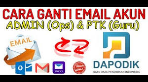 Beri tanda centang pada beri tahu saya untuk pemberitahuan. Dapodik 2021 Cara Ganti Email Akun Admin Dan Akun Ptk Serta Solusi Ganda Akun Login Online Youtube