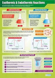 Exothermic Endothermic Reactions Poster Chemistry Lessons Teaching Chemistry Chemistry Education