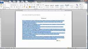 In word, click on the endnote x9 tab. Apa Style Reference Page Youtube