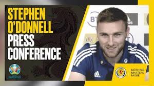 Not often i score two delighted to be able to get the goals to get us over the line. Stephen O Donnell Press Conference Euro 2020 Training Camp Youtube