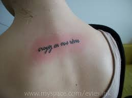 Most tattoo drawings hold up well with these small changes, but tattoo lettering, especially if it involves fine lines or small letters, can become unreadable. Small Writing Tattoos