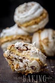 These mocha meringue cookies are irresistible. Hazelnut Meringue Bombs Recipe Let The Baking Begin