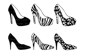 Download Women S High Heel Shoes Svg Files For Silhouette Cameo And Cricut L Leopard Shoes Zebra Shoes Svg Shoes Clipart Png Included 63000 Cut Files Design Bundles