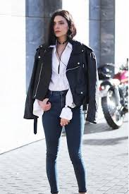 Women Black Brando Belted Leather Jacket With Shoulder Epaulettes In 2020 Leather Jacket Style Leather Jackets Women Jackets For Women
