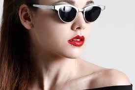 Cats Eye Sunglasses Vintage Sunglasses Vintage 80's Retro 1930s 1950s  Steampunk Silver Metal Cat Eyes Sunglasses