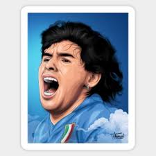 Rip Diego Armando Maradona Stickers for Sale