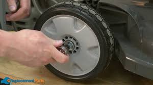 How To Replace The Front Wheel On A Honda Hrx217 Lawn Mower Mower Lawn Mower Lawn