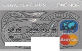 A government stamp duty of €30.00 is charged annually per credit card account.other charges may apply. Bank Card Saga Platinum Dnb Kort As Norway Col No Mc 0015