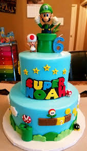 I will provide lots of cake photos, recipes and decorating instructions, cake. Super Mario Birthday Cake Mario Birthday Cake Mario Bros Cake Super Mario Birthday Party