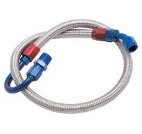 Russell Braided Stainless Fuel Line Kit for Ford Small Block Requires  Bottom Feed Fuel Pump Plate Pn 1797