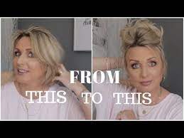 Quick And Easy Hair Up On Short Hair Youtube Short Fine Hair Updo Clip In Hair Pieces Fine Hair Updo