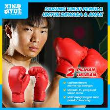 Jual Xin Yue Sarung Tinju Anak dan Dewasa Polos Bahan PU Boxing Gloves