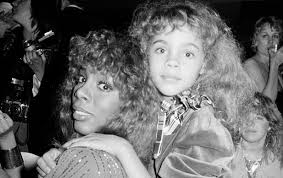 Donny Summer with one of her daughters