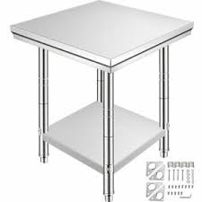 Best stainless steel worktable is the sum total of good engineering, quality materials, and innovative designs. Stainless Steel 24 X24 Kitchen Restaurant Work Food Prep Table With Undershelf Ebay