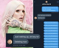 Let's talk about 2019 makeup trends! Leaked Jeffree Star Messages Show He Deleted More Than 400 Crude Tweets As He Accused Rival Youtuber James Charles Of Sexual Misconduct Business Insider India