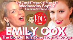 THE EDEN SHOW Vol. 57: EMILY COX #chicago #hurricane #singer #producer