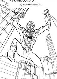 Spider Man Coloring Pages Spiderman S Big Jump Superhero Coloring Pages Batman Coloring Pages Avengers Coloring Pages