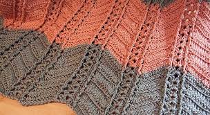 Stripes are great but sometimes chevrons are better, especially if you're a big fan of visual texture! Free Pattern Simply Stunning Shell And Post Stitch Ripple Afghan Knit And Crochet Daily