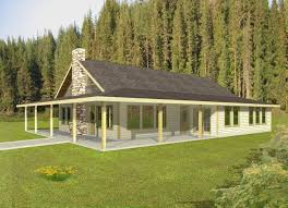 You can entertain on the porch and the overhang provides shade in summer. 2 Bedroom 2 Bath Cabin Lodge House Plan Alp 05cf Ranch Style House Plans Rustic House Plans Ranch House Plans