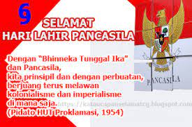 Kata ucapan selamat hari lahir pancasila 1 juni 2021. Kata Ucapan Selamat Hari Lahir Pancasila Terbaru Kata Ucapan
