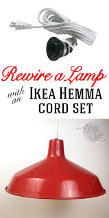 If your lamp cord is too long, and you don't want to have a coil of wire laying around, it is pretty easy to shorten it. How To Rewire A Lamp With An Ikea Hemma Cord Set The Kim Six Fix