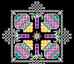 Flowers kolam with 15x8 interlaced dots pongal kolam sankranthi muggulu. 18 18 Parallel Dots Neer Pulli Kolam Put 18 Dots 18 Lines Then Leave Six Dots At Both Ends Rangoli Kolam Designs Kolam Designs Simple Rangoli Kolam
