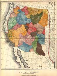 John Wesley Powell S Proposed Map Of The Western United States With Boundaries According To Watersheds 600 786 Map Map Art Cartography