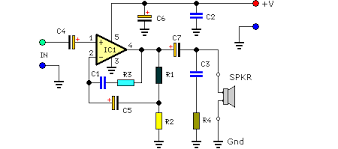 Above is the circuit diagram for this tda2030 based amplifier circuit. 7 Watt Audio Power Amplifier Tda 2003 Microcontroller Project Circuitcircuit Lake