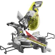 Press down gently on the top of the saw arm so the pivot joint floats freely between the upper and lower limits of its . 2000w 254mm Dual Bevel Mitre Saw Ryobi Tools