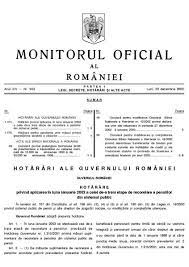 233/2011 pentru modificarea si completarea legii nr. File Monitorul Oficial Al Romaniei Partea I 2002 12 23 Nr 943 Pdf Wikimedia Commons