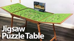 Jigsaw Puzzle Table Youtube In 2020 Puzzle Table Jigsaw Puzzle Table Jigsaw Puzzles
