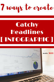 7 Ways To Create Catchy Headlines And Catchy Titles Infographic Internet Marketing Social Media Promote Your Business