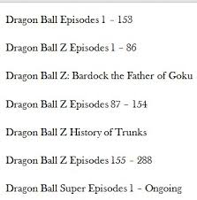 Dragon ball z merchandise was a success prior to its peak american interest, with more than $3 billion in sales from 1996 to 2000. The Order To Watch Everything Dragon Ball Question Forums Myanimelist Net