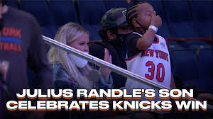 Julius randle is a 26 year old american basketballer born on 29th november, 1994 in dallas, texas. Julius Randle S Son Kyden Was Hyped For The Knicks 9th Straight Win Youtube