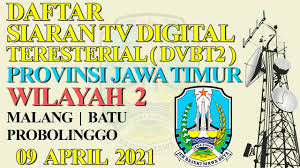 Berikut daftar saluran televisi yang berhasil saya temukan saat mencoba siaran digital di daerah ciputat, tangerang selatan per januari 2021. Daftar Siaran Tv Digital Teresterial Dvbt2 Provinsi Jawa Timur Wilayah 2 Tahun 2021 Youtube