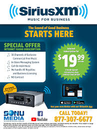 Give your business a unique beat with royalty free music on hold. Siriusxm Music For Business 3 Month Activation Discount Siriusxm Music For Business