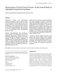 Cvp works by comparing different relationships, such as the cost of operating and producing goods, the amount of goods sold, and profits generated from the sale of those goods. Measurement Of Central Venous Pressure Via The Femoral