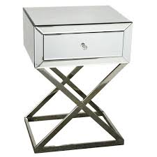 Diamond glitz mirrored 3 drawer bedside cabinet. Art Deco Mirrored Bedside Table Mirrored Bedside Table Mirrored Bedside Table Cross Leg Mirrored Cross Leg Bedside Cabinet Venetian Bedside Table