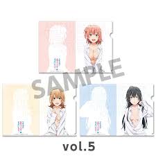 やはり俺の青春ラブコメはまちがっている 続 クリアファイルセット vol 5 アニメチビ かわいいアニメの女の子 青春ラブコメ