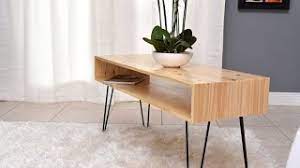 This is a fun and easy project, great for beginners! How To Make A Coffee Table With Hairpin Legs