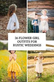The right type of bouquets and flower decorations will go a long way in whether it be a barnyard wedding or even outdoor, this backdrop will be a great choice for a photo op for the couple or even their guests. 36 Flower Girl Outfits For Rustic Country Weddings Weddingomania