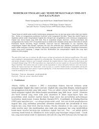 Apa lagi tingkah laku baik yang anda sudah pupuk dalam diri anak anda, sedari umurnya kecil? Pdf Modifikasi Tingkah Laku Murid Menggunakan Time Out Dan Kata Pujian