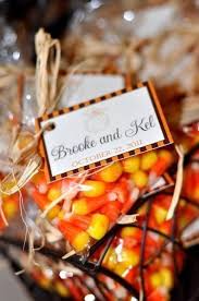 Nothing Says Easy And Affordable Fall Wedding Favors More Than Bags Of Candy Corn Wedding Favors Fall Fall Wedding Favors Diy Fall Bridal Shower