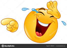 Laughing with tears and pointing emoticon Stock Vector by ©yayayoyo  139840912