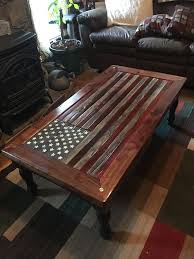 American Flag Coffee Table Coffee Table Rustic Furniture Coffee Table Farmhouse