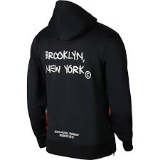 The popular coogi jersey is a tribute to rapper biggie smalls. Brooklyn Nets Showtime City Edition Men S Nike Therma Flex Nba Hoodie Bouncewear
