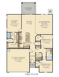 The Elan First Floor Plan At Longleaf Lennar Dreamhome Everythingsincluded Coveredlanai Floor Plans Lennar House Floor Plans