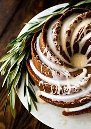 Every bundt cake can benefit from a thick, rich glaze and we topped this one with not one, but two deliciously contrasting glazes: Gingerbread Bundt Cake Recipe Salt Baker