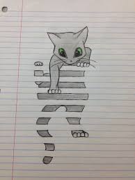My Art Work Dessin Chat Dessin Kawaii Dessin Illusion